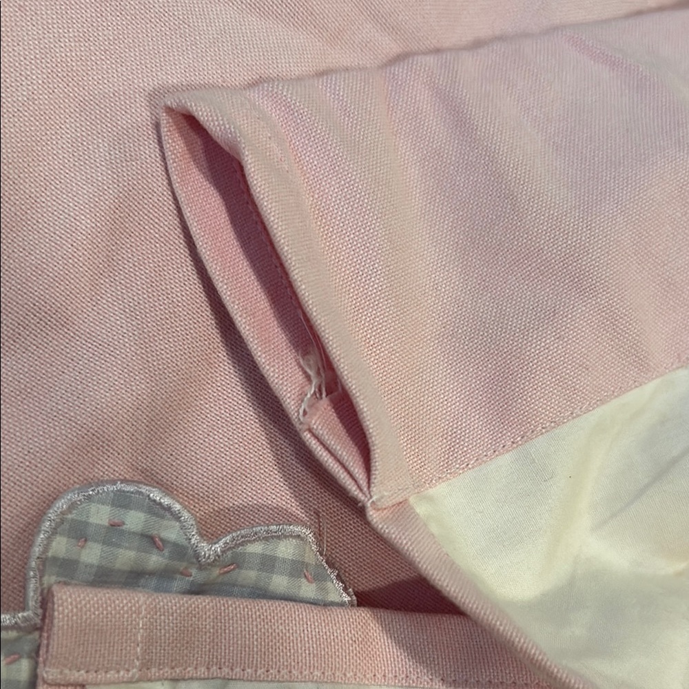 Two Pink Floral designed valances, gently used by Pottery Barn Kids - Picture 5 of 6